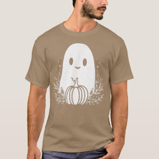 Vintage Ghost Autumn Fall Halloween T-Shirt