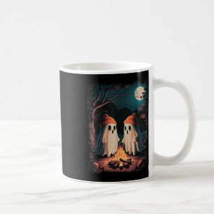 Vintage Ghost Camping Campfire Gothic Halloween Me Coffee Mug