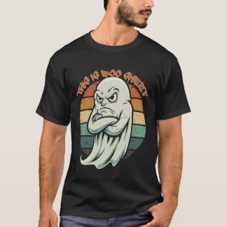 Vintage Ghost Mood- Distressed T-Shirt. T-Shirt