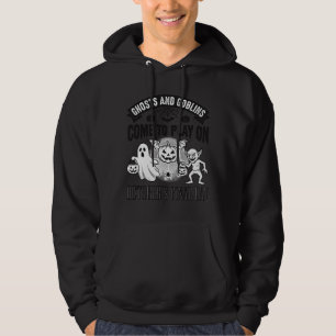 Vintage Ghosts And Goblins Halloween Shirt Design_