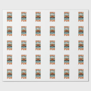Vintage Ghouls Just Wanna Have Fun Halloween Shirt Wrapping Paper