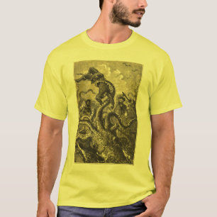 Vintage Giant Squid Sea Monster T-Shirt