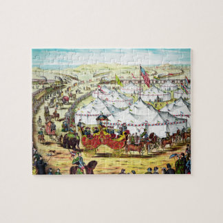 Vintage Gibson Circus Art Puzzle