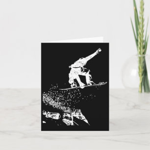 Vintage Gift For Snowboarder Wintersport Design Sn Card