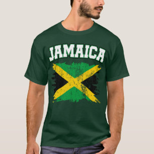 Vintage Gifts Jamaica Flag T-shirt Jamaican Pride