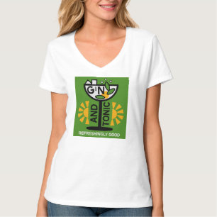 Vintage Gin And Tonic Art T-Shirt