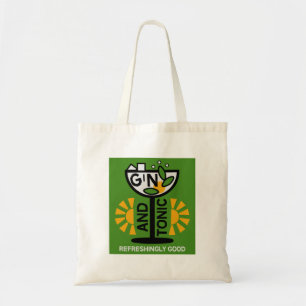 Vintage Gin And Tonic Art Tote Bag