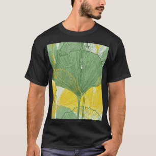 Vintage Ginkgo Biloba: Tropical Leaves T-Shirt