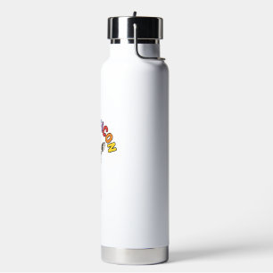 Vintage Giraffe Icon Cute Animal Shirt Design_1 Water Bottle