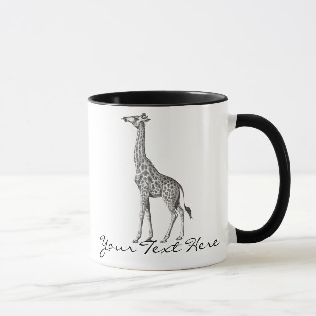 Vintage Giraffe Mug (Right)