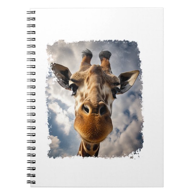 Vintage Giraffe   Notebook (Front)