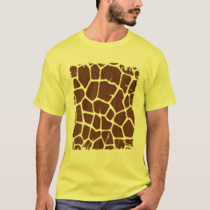 Vintage Giraffe Pattern Skin Lazy Halloween Costum T-Shirt