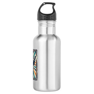 Vintage Giraffe Sunglasses 532 Ml Water Bottle