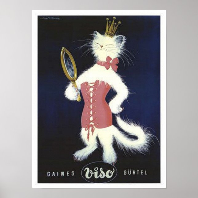 Vintage Girdle Ad Poster (Front)