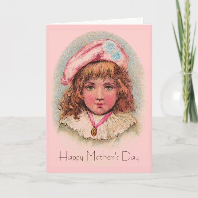 Vintage Girl Card (Front)