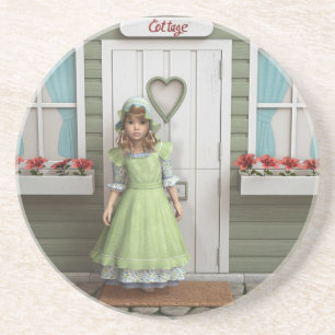 Vintage Girl Coaster