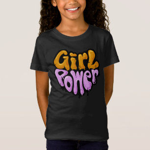 Vintage Girl Power Retro Style T-Shirt