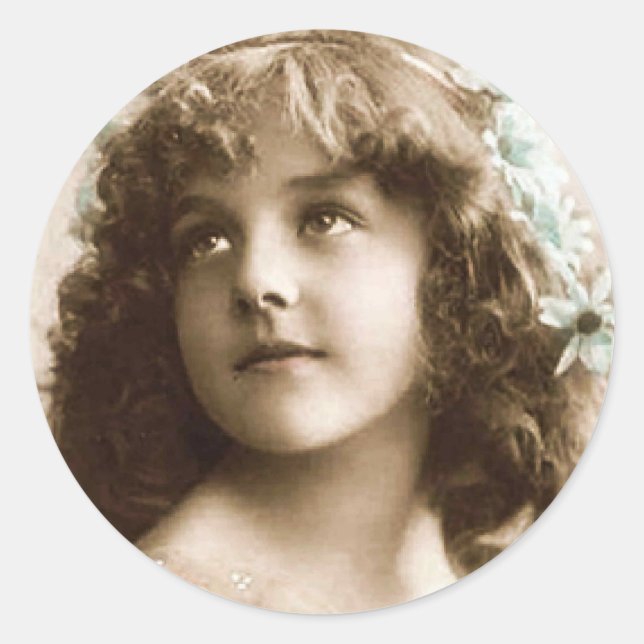 vintage Girl Sticker (Front)