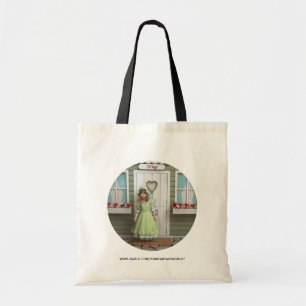 Vintage Girl Tote Bag
