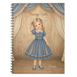 Vintage Girls Notebook with Donna - Hello Wave