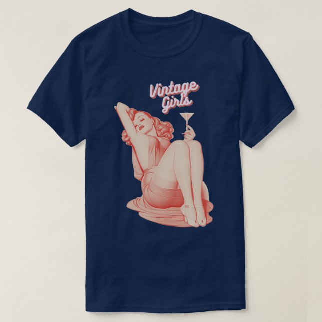 Vintage Girls T-Shirt (Design Front)