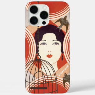 Vintage Girly Birdcage Love Bird  iPhone 16 Pro Max Case