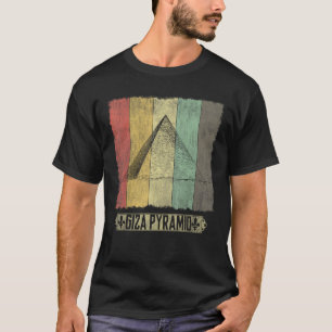 Vintage Giza Pyramids Ancient Egyptian Architectur T-Shirt