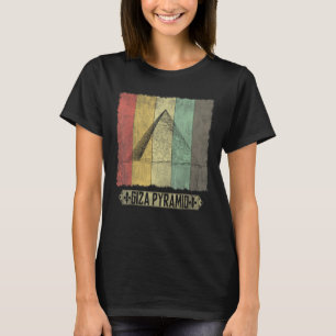 Vintage Giza Pyramids Ancient Egyptian Architectur T-Shirt