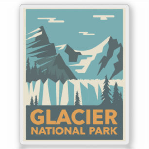 Vintage Glacier National Park