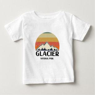 Vintage Glacier National Park Baby T-Shirt