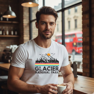 Vintage Glacier National Park Road Trip Montana T-Shirt