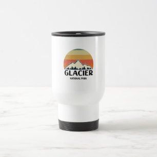 Vintage Glacier National Park Travel Mug