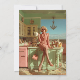 Vintage Glam in the Kitchen Invitation