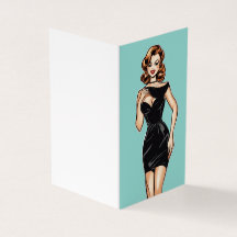 Vintage Glamor LBD Little Black Dress Blank