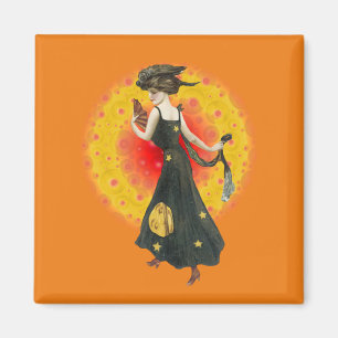 Vintage Glamour Girl Magnet