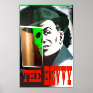 Vintage Glasgow Bevvy Poster