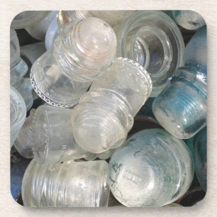 Vintage Glass Insulators Coaster