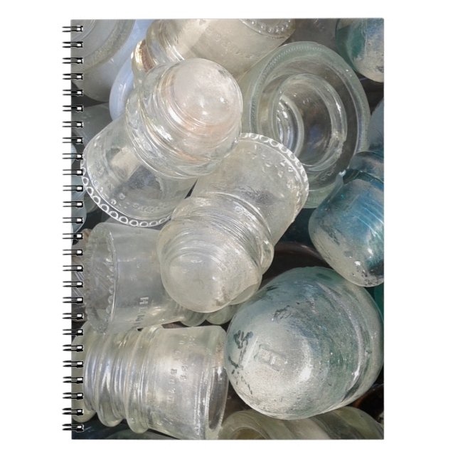 Vintage Glass Insulators Notebook (Front)