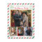Vintage Glitter Family Photos Airmail Christmas