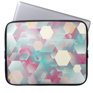 Vintage Glittering Confetti Background. Laptop Sleeve