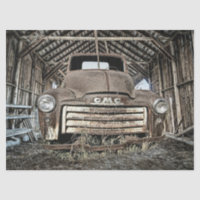 Vintage GMC Truck In Rustic Barn 1949-55