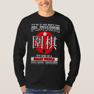 Vintage Go Board Game Smart People Quote Joseki Pl T-Shirt