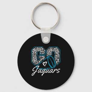 Vintage Go Cheer Jaguars Back To School Srit Key Ring