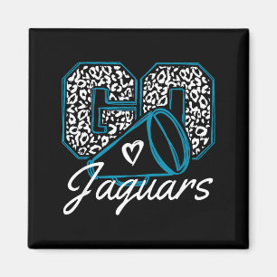 Vintage Go Cheer Jaguars Back To School Srit  Magnet