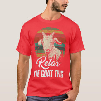 Vintage Goat I Goat This Farming Life Farmer Gift  T-Shirt