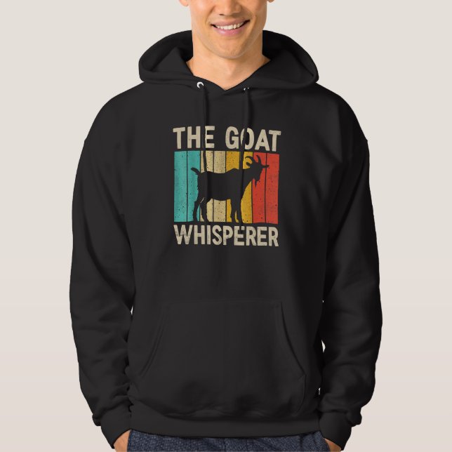 Vintage Goat  The Goat Whisperer Farmer Hoodie (Front)
