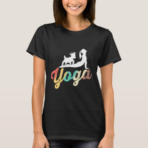 Vintage Goat Yoga For Women Class Retro T-Shirt