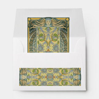 Vintage Goddess Antique  Envelope