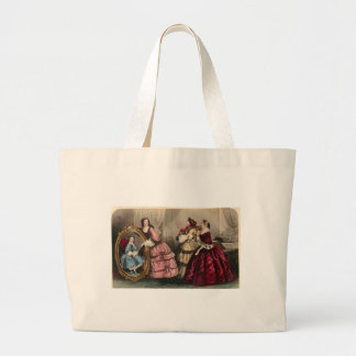 Vintage Godey's Fashions, Large Tote Bag