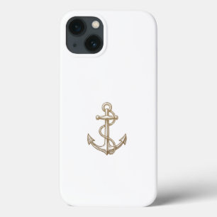 Vintage Gold Anchor Phone Case